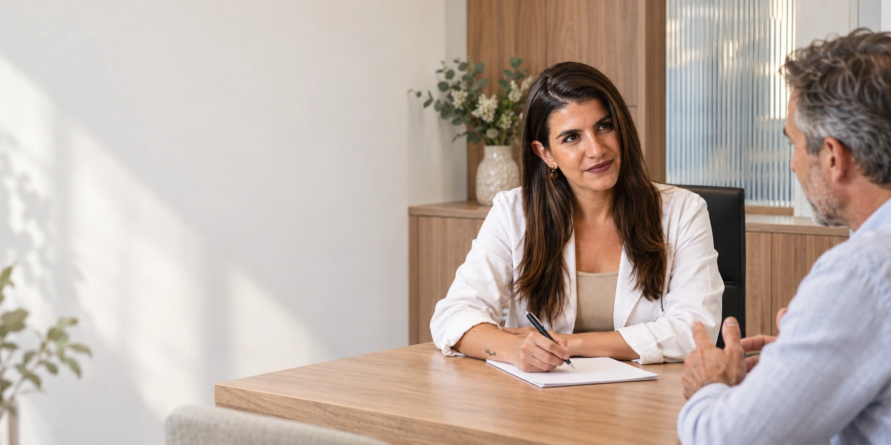 Consulta de planificación de salud con la Dra. Alejandra Pérez Campuzano