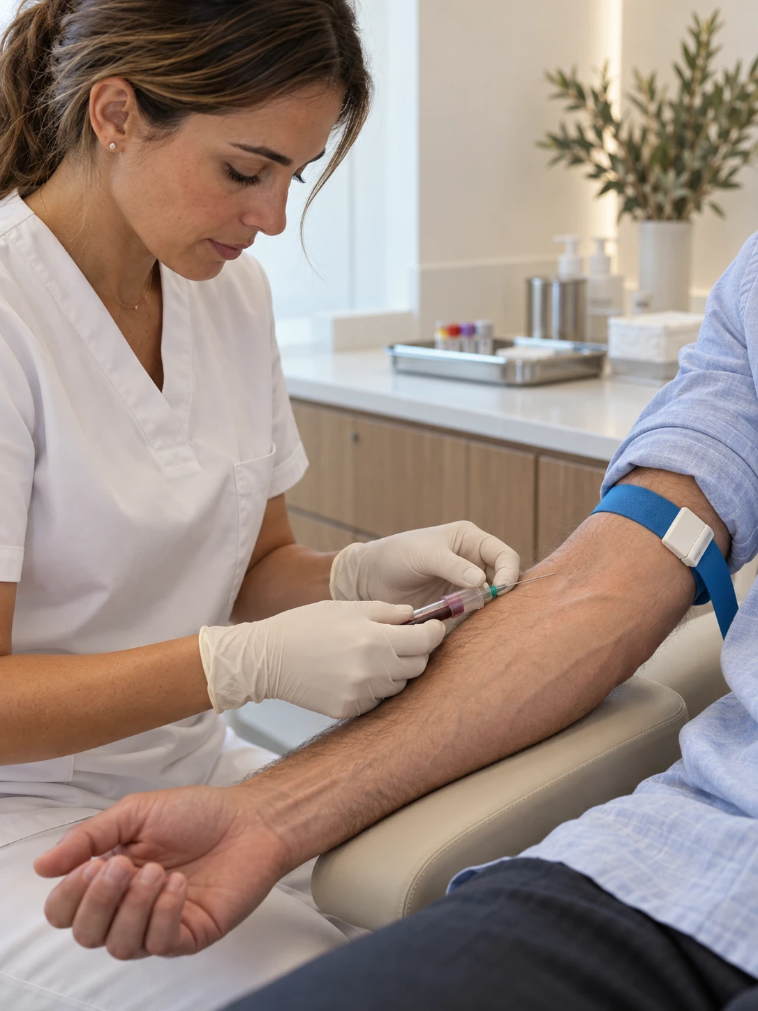 Illustrative patient scene
